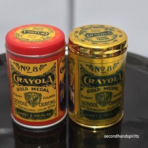 Zuru Mini Brands Crayola Crayons Tins – Retro Luxury Gold & Standard
